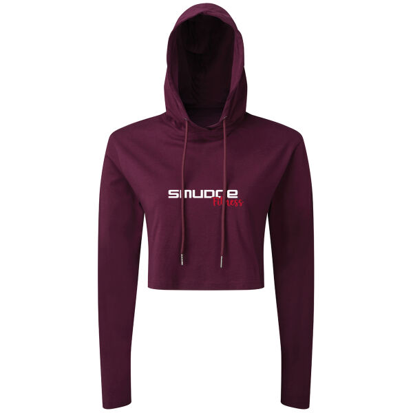 Smudge Fitness  - Crop Hoodie Thumbnail